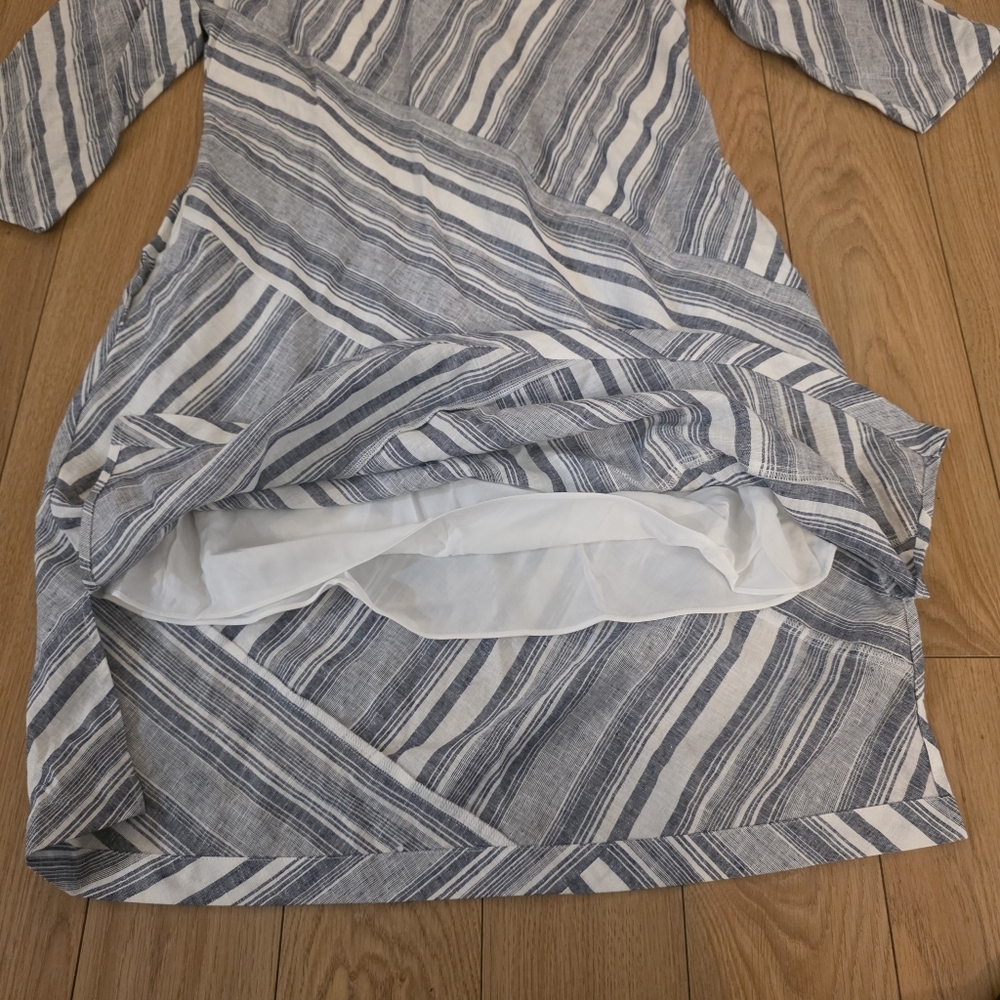 NWT Soft Surroundings Linen Blend Dress- Petite Small - Picture 11 of 14